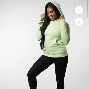 BUFFBUNNY Power Hoodie in Excel green